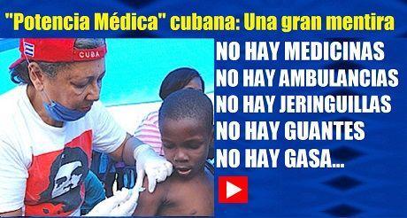 "Potencia médica" cubana se derrumba por falta de todo