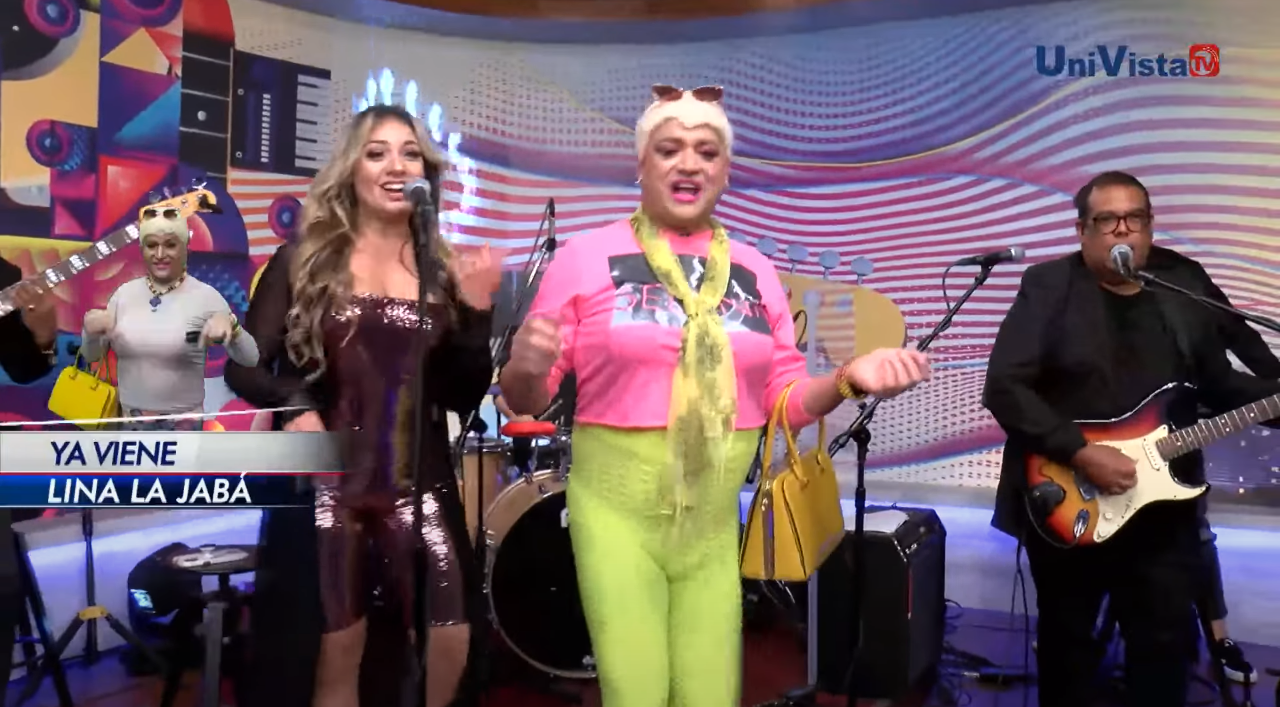 Lina La Jabá canta Kachita con K con Indira y la banda