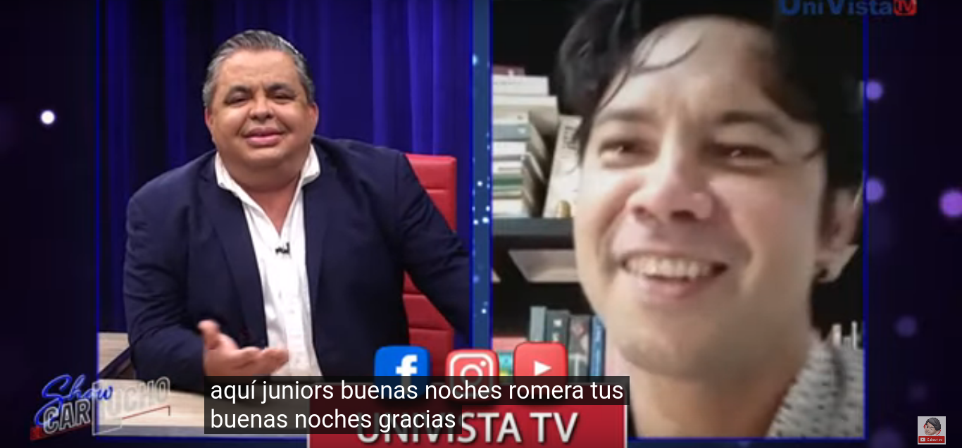Carlucho entrevista a Yunior García Aguilera