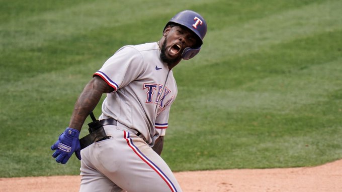 José Adolis García fue nombrado el novato del año en la Liga Américana