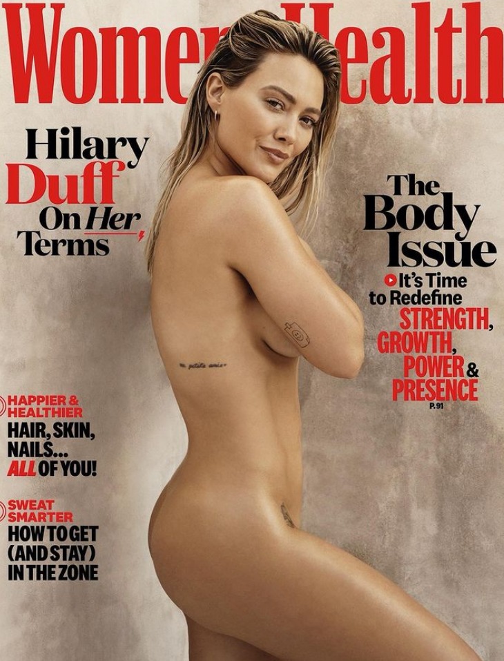 Hilary Duff posa desnuda para revista