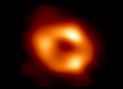 Agujero negro: captan foto en el centro de la galaxia